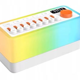 Głośnik Bezprzewodowy Bluetooth Lampka Nocna Dźwięki Natury Do Snu Relaks