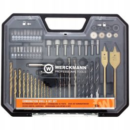 Zestaw wierteł i bitów Werckmann 63 elementy