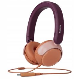 Słuchawki nauszne PHILIPS TAK2000MP Fioletowy Dedykowane Dla dzieci